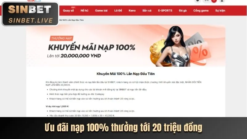 Khuyến mãi chào mừng thành viên mới 68 vin